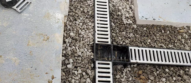 Storm Water Trench Drain Repair in Barrie, ON